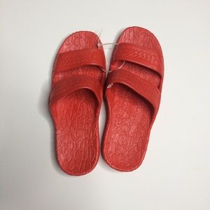 NWT-Brand New Pali Jandals Red